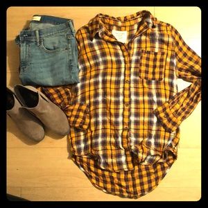 A&F Flannel Button-up